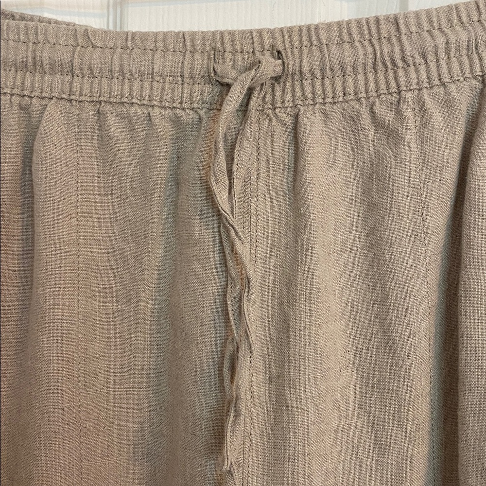 Garnet Hill 100% Linen Maxi Skirt Size10 - Picture 2 of 9